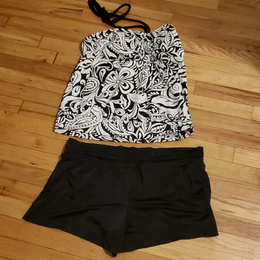 2 piece Ladies Tank Swimsuit